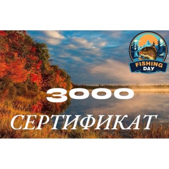 Подарочный сертификат на 3000 рублей