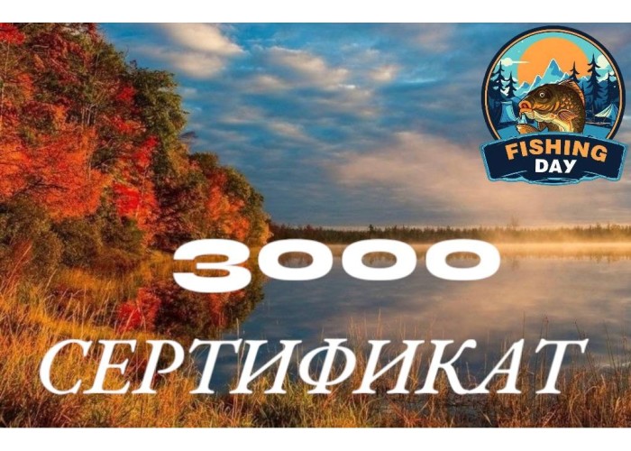 Подарочный сертификат на 3000 рублей