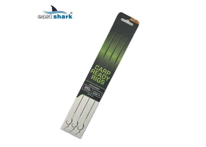 Поводки EastShark уп./3шт. TEFLON Curve №4