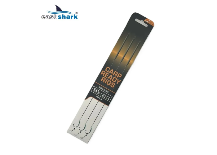 Поводки EastShark уп./3шт. TEFLON Crooked forearm №4