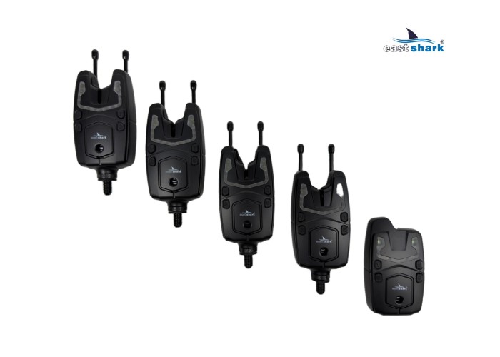 Набор сигнализаторов с пейджером EastShark Carp Detekt SET (4+1)
