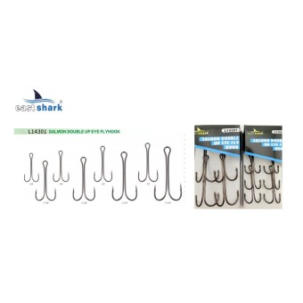 Крючок двойной EastShark Double Hook №1 (уп.6 шт)