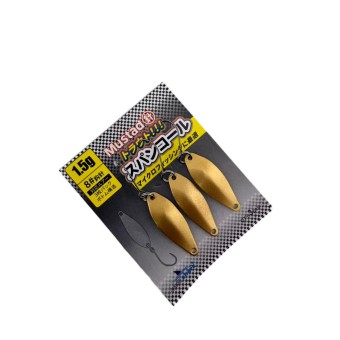 Блесна колеблющаяся EastShark Rapid Flow 1,5 г Gold (уп. 3 шт)