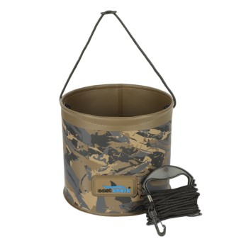 Ведро рыболовное круглое EastShark Camo EVA SCN-1818