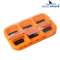 Коробочка EastShark с магнитами MB-HM 600 оранжевая Коробочка EastShark с магнитами MB-HM 600 оранжевая
