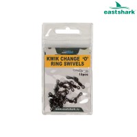 Карабин быстросъём с вертлюгом и кольцом (10 шт) Карабин быстросъём с вертлюгом и кольцом (10 шт)