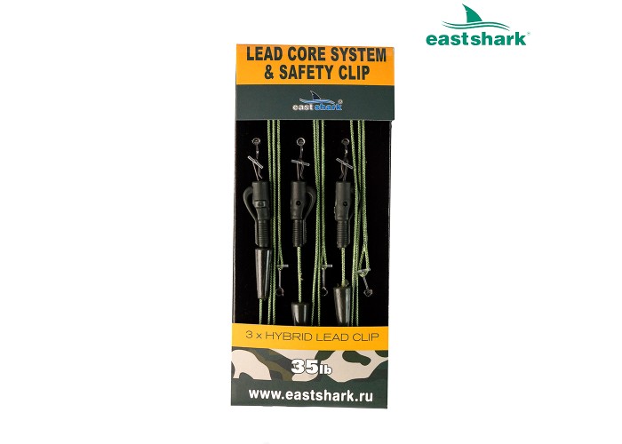 Монтаж Leadcore system & safety clip 35lb #001