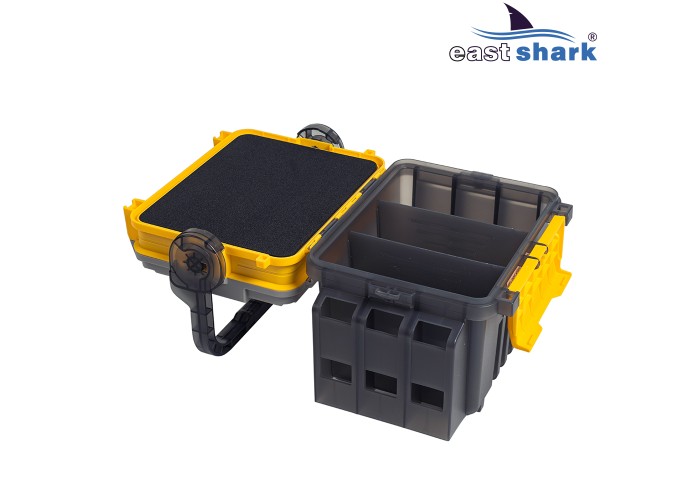 Ящик рыболовный EastShark MB-705 желтый малый