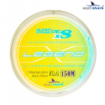 Шнур EastShark Legend X8 150м 0,08мм #0,2 желтый