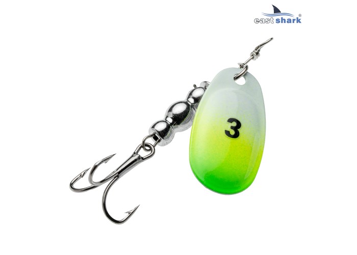 Блесна вращающаяся (уп./5шт.) EastShark Screw размер-3 (6 грамм) col.#739