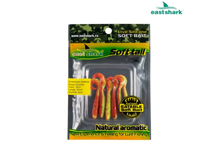 Силиконовая приманка ES54390 50 мм (6 шт/уп) color: K021