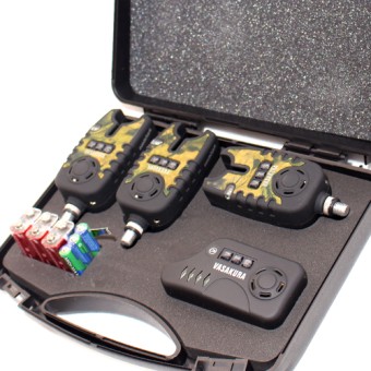 Набор сигнализаторов с пейджером TLI-22 камуфлированный (3+1) Набор сигнализаторов с пейджером TLI-22 камуфлированный (3+1)