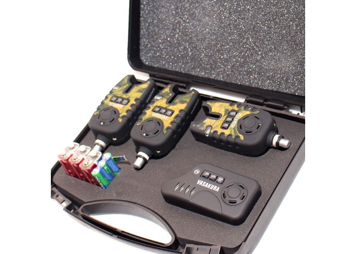 Набор сигнализаторов с пейджером TLI-22 камуфлированный (3+1) Набор сигнализаторов с пейджером TLI-22 камуфлированный (3+1)