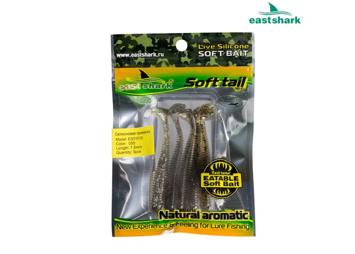 Силиконовая приманка ES31010 75 мм (5 шт/уп) color: 050