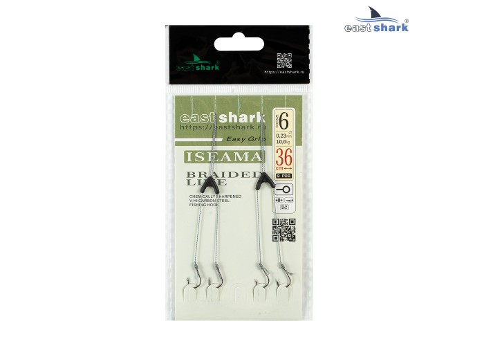 Двойной поводок готовый кр.№6 (уп./2шт)