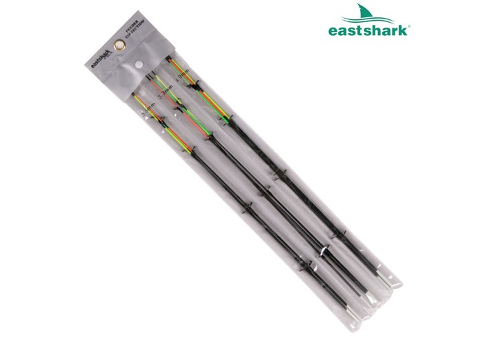 Набор фидерных хлыстов EastShark d 3,3 мм, 3,6 мм, 4,0 мм (уп.9 шт.) Набор фидерных хлыстов EastShark d 3,3 мм, 3,6 мм, 4,0 мм (уп.9 шт.)