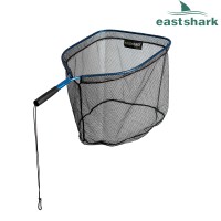 Подсак EastShark бортовой квадрат прорезиненный синий