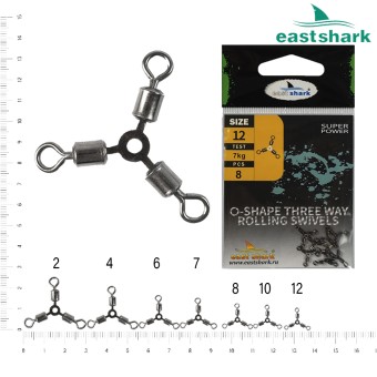 Вертлюг трехсторонний № 10 (уп./8шт.)