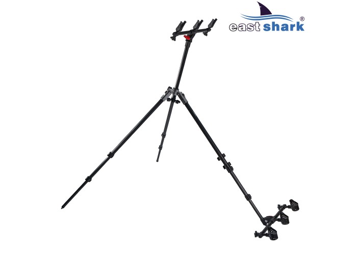 Подставка тренога на 3 удилища со стаканами EastShark SCM-182