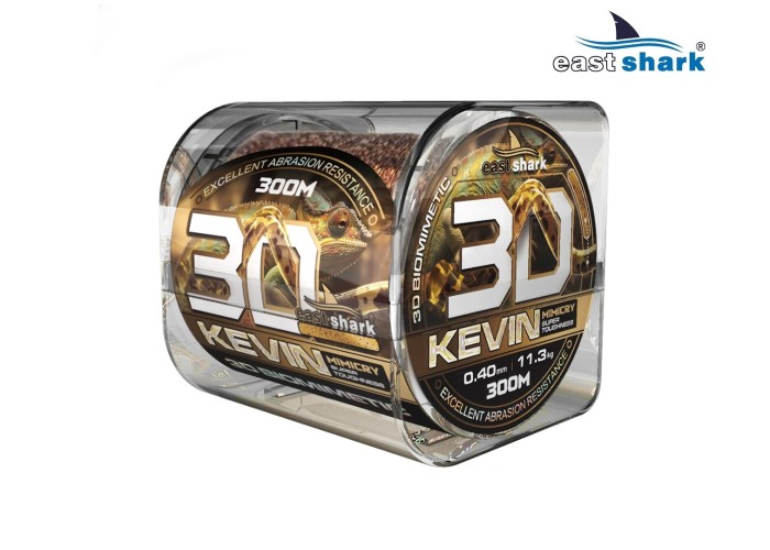 Леска EastShark KEVIN MIMICRY 3D 300м 0,25 мм