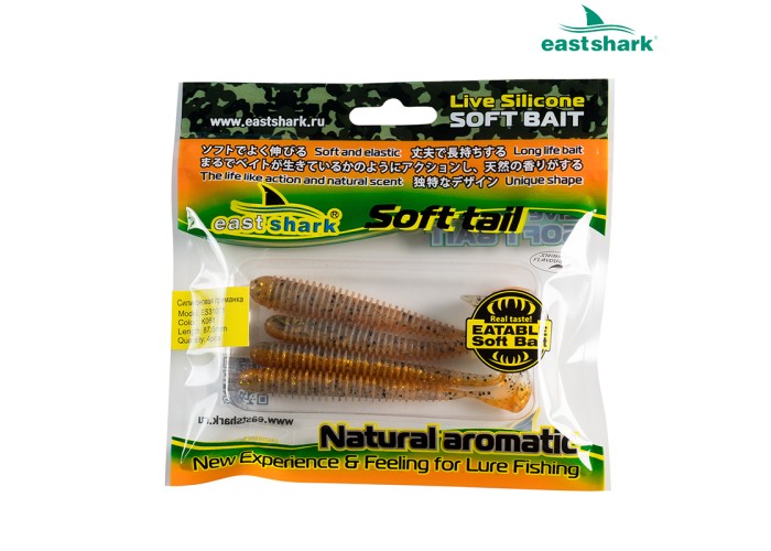 Силиконовая приманка ES31011 87,5 мм (4 шт/уп) color: K061