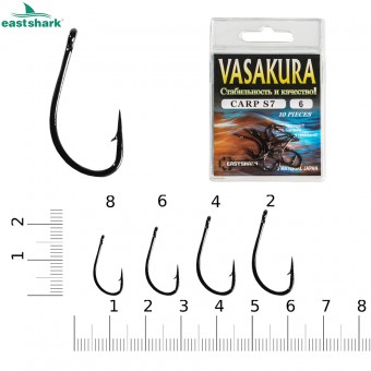 КРЮЧКИ CARP S7 VASAKURA №6 (УП.10ШТ.)