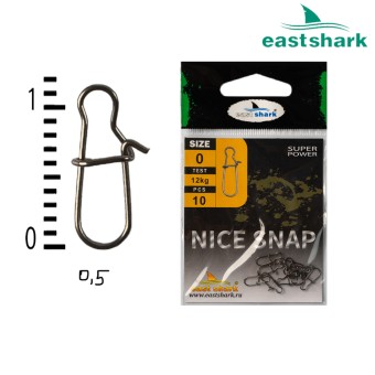 Карабин - американка № 0 (уп./10шт.)