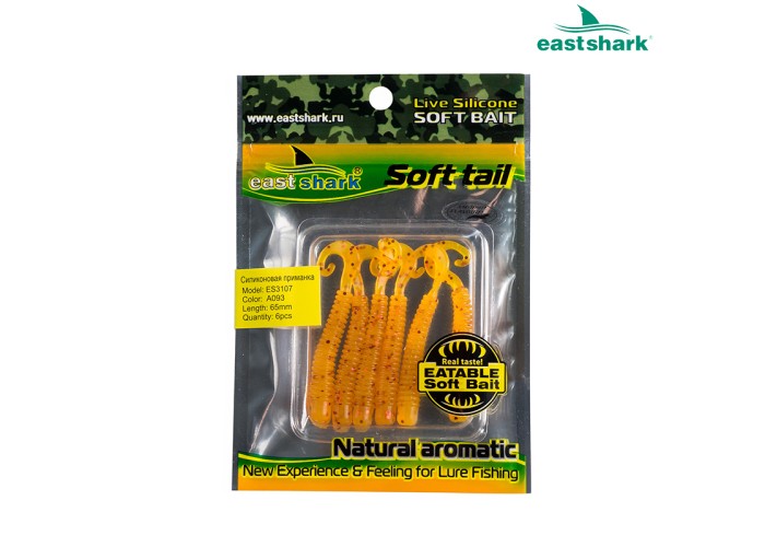 Силиконовая приманка ES3107 65 мм (6 шт/уп) color: A093