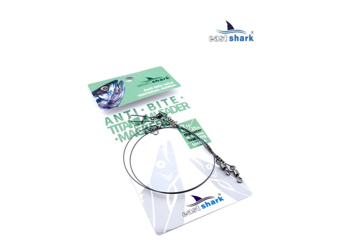 Титановый поводок EastShark ультражесткий 0.4*26см