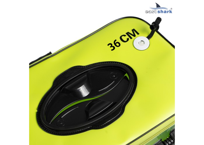 Мягкое ведро для живца EastShark ME 36*23*20 см желтое