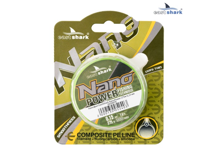 Нанофил EastShark NANOPower 0,15мм 275м