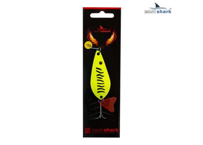 Блесна колеблющаяся (уп./5шт.) EastShark Atomic 18 грамм col.#074