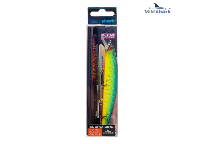 Воблер EastShark Minnow 11см. 16г. 0.5-1m Suspending col.#005