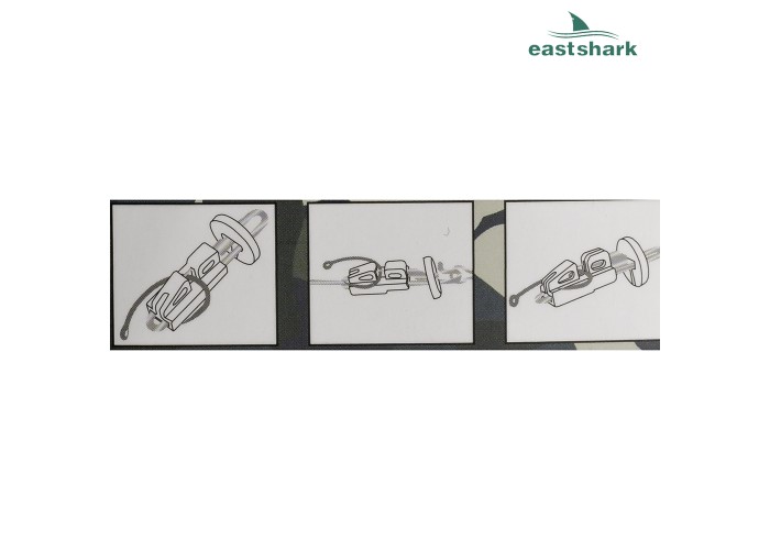 Клипса для дальнего заброса (Splash down solo bait clips) цвет желтый