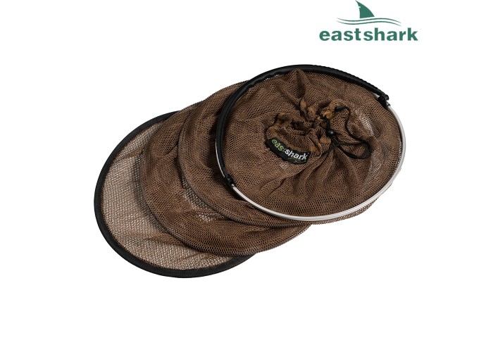 Садок круглый с ручкой прорезиненный d30 1м