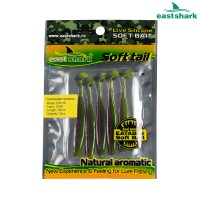 Силиконовая приманка ES3118 75 мм (5 шт/уп) color: K004 Силиконовая приманка ES3118 75 мм (5 шт/уп) color: K004