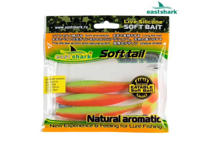 Силиконовая приманка ES3118 120 мм (3 шт/уп) color: K059