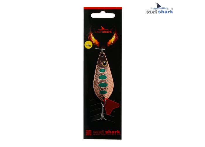 Блесна колеблющаяся (уп./5шт.) EastShark Atomic 18 грамм col.#042