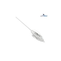 Бомбарда с ребрами тонущая прозрачная 20 гр. (Уп./10 шт.)