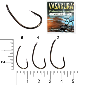 КРЮЧКИ CARP S4 VASAKURA №2 (УП.10ШТ.)