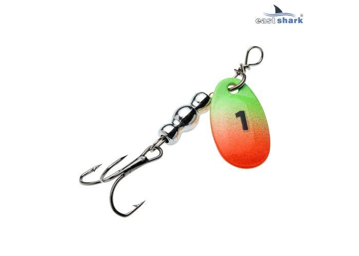 Блесна вращающаяся (уп./5шт.) EastShark Screw размер-1 (3.5 грамм) col.#781