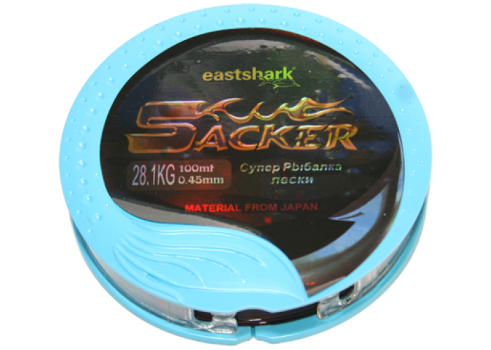 Леска SACKER 0,45 100 м (вишневый цвет)