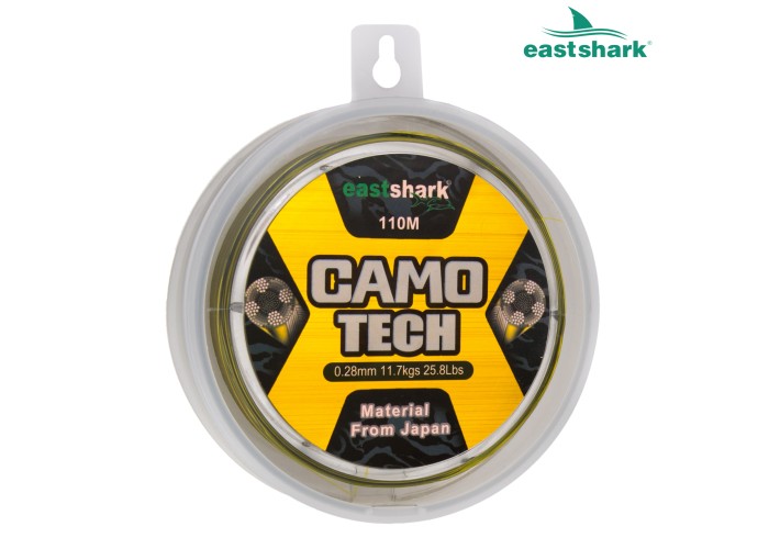 Леска GAMO TECH 0,28 110 м зелёно-чёрная