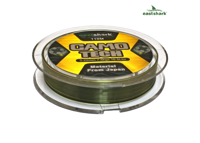 Леска GAMO TECH 0,28 110 м зелёно-чёрная