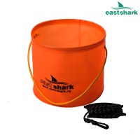 Ведро для замеса прикормки круглое оранжевое D 18