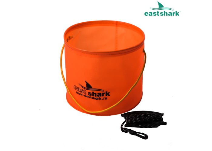 Ведро для замеса прикормки круглое оранжевое D 18