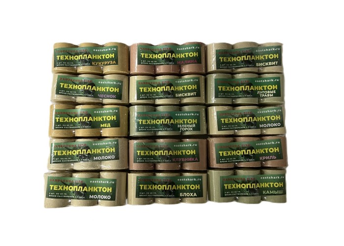 Технопланктон Barracuda Fish (уп./3шт по 65г) Кукуруза