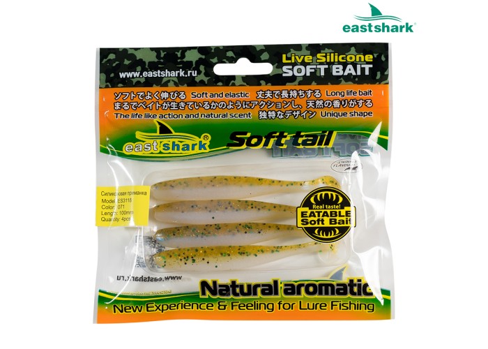 Силиконовая приманка ES3118 100 мм (4 шт/уп) color: 071