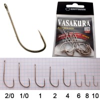 Крючки New Vasakura BAITHOLDER белые № 2/0 Крючки New Vasakura BAITHOLDER белые № 2/0