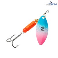 Блесна вращающаяся (уп./5шт.) EastShark Longer размер-2 (7 грамм) col.#649 Блесна вращающаяся (уп./5шт.) EastShark Longer размер-2 (7 грамм) col.#649